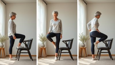 à 60 ans, vos jambes sont-elles en forme ? découvrez 3 tests simples pour évaluer leur force, leur équilibre et leur mobilité.